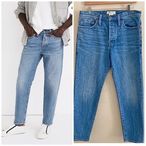 MADEWELL men’s relaxed tapered jean in Marcey wash 33/30